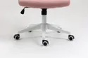 Стілець офісний обертовий SIGNAL Q-026, рожевий / білий фото thumb №11