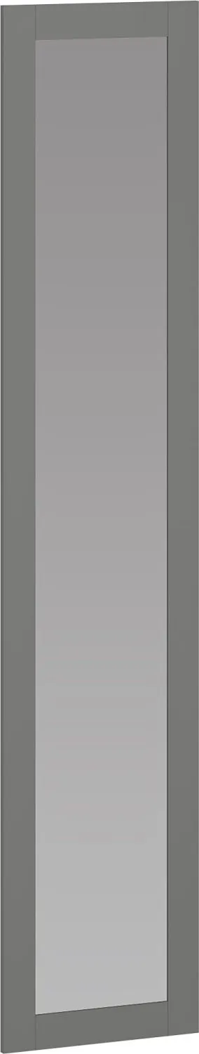 Модульная гардеробная система HALMAR FLEX - фасад f3 50 см с зеркалом темно-серый фото