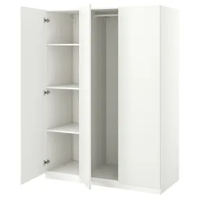 IKEA PAX ПАКС / FORSAND ФОРСАНД, гардероб, комбинация, белый / белый, 150x60x201 см 094.943.04 фото