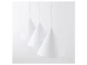 BRW Підвісний світильник Cono White 3-точковий 75 см метал білий 095100 фото thumb №2