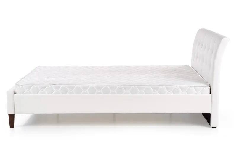 Ліжко двоспальне HALMAR SAMARA 160х200 см біле фото №3
