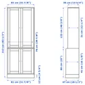 IKEA HAVSTA ХАВСТА, комбинация для хранения с дверцами, белый, 81x47x212 см 595.347.55 фото thumb №2