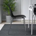 IKEA LIDÅS ЛИДОС, стул, черный / сефаст-хром 995.055.67 фото thumb №8