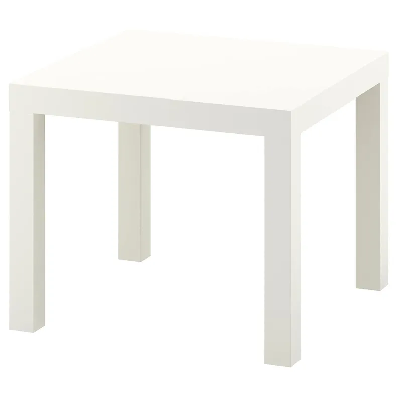IKEA LACK ЛАКК, придиванный столик, белый, 55x55 см 304.499.08 фото №1
