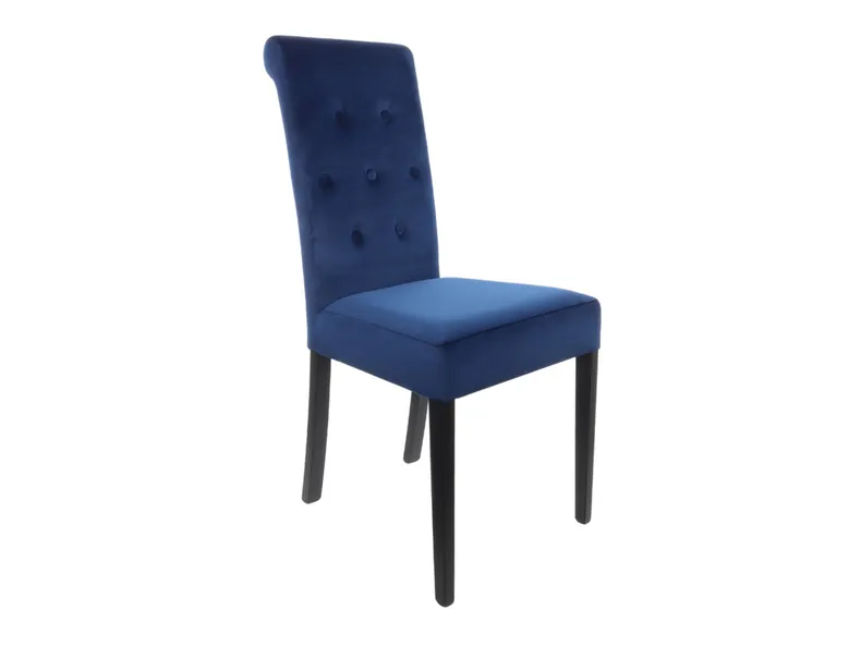 BRW Кресло Axi с бархатной обивкой темно-синего цвета TXK_AXI-TX058-1-FMIX70-BLUVEL_86_NAVY фото №1