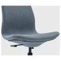 IKEA LÅNGFJÄLL ЛОНГФЬЄЛЛЬ, крісло для конференцій, ГУННАРЕД синій/чорний 891.776.65 фото thumb №4