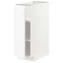 IKEA METOD МЕТОД, напольный шкаф с полками, белый / Воксторп матовый белый, 30x60 см 894.566.33 фото thumb №1