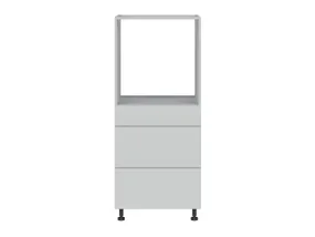 BRW Шкаф для духовки Top Line 60 см с ящиками с плавным закрыванием светло-серый матовый, греноловый серый/светло-серый матовый TV_DPS_60/143_2STB/STB-SZG/BRW0014 фото
