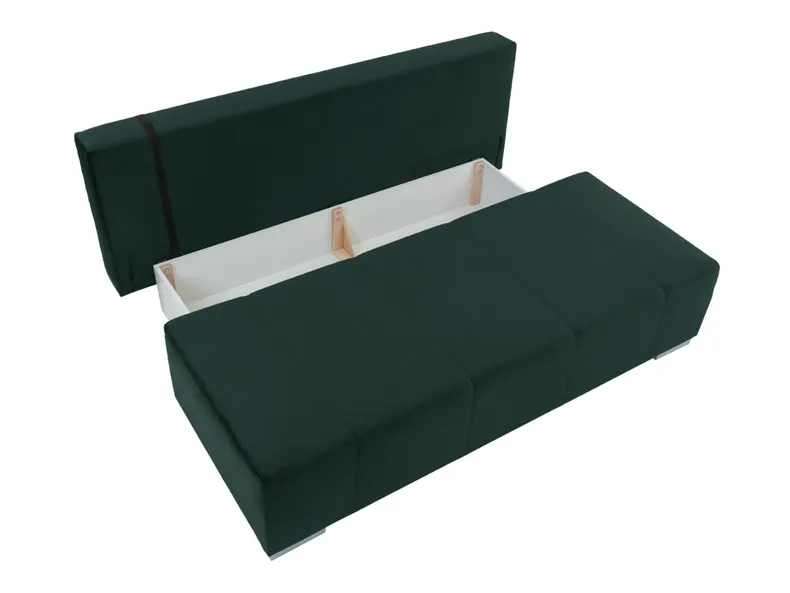 BRW Тримісний диван розкладний BRW STREET IV LUX 3DL з ящиком для зберігання, зелений SO3-STREET_IV-LX_3DL-G2_BB082A фото №3