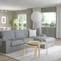 IKEA KIVIK КІВІК, 3-місний диван із кушеткою, ТІББЛЕБЮ бежевий/сірий 994.405.90 фото thumb №2