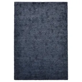 IKEA STOENSE СТОЕНСЕ, килим, короткий ворс, темно-синій, 170x240 см 105.560.08 фото
