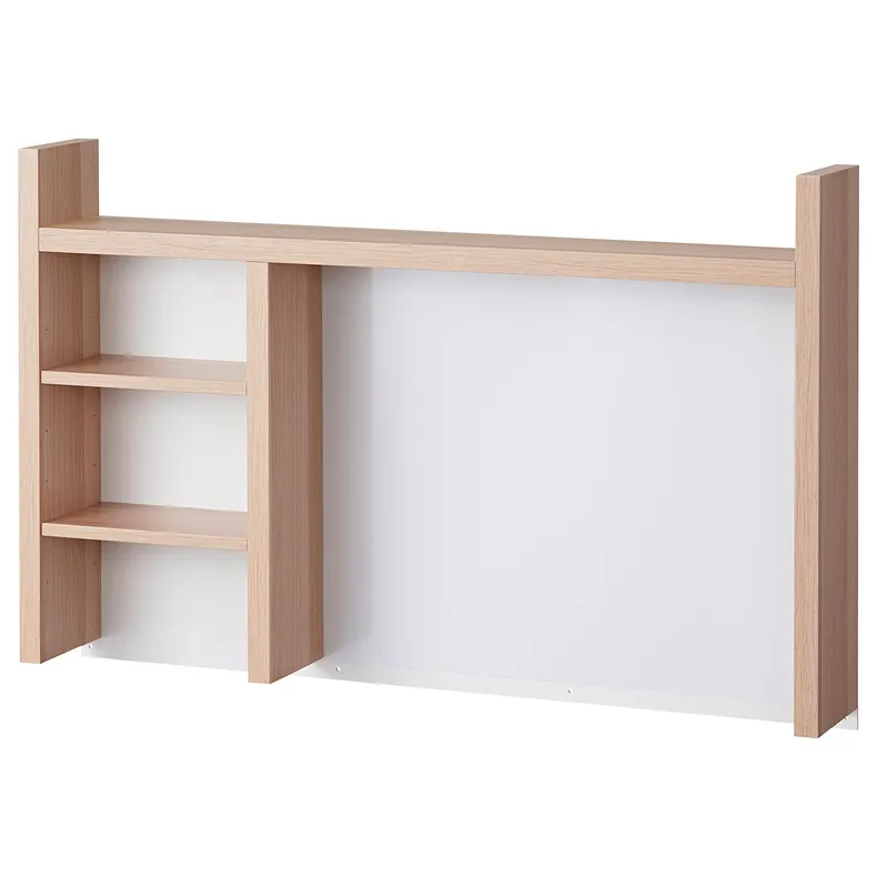 IKEA MICKE МИККЕ, высокий дополнит модуль, белый крашеный дуб, 105x65 см 504.911.85 фото №1