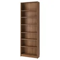 IKEA BILLY БІЛЛІ, книжкова шафа з верхньою полицею, коричневий горіх, 80x28x237 см 395.818.80 фото thumb №1