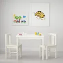 IKEA KRITTER КРИТТЕР, стол детский, белый, 59x50 см 401.538.59 фото thumb №2