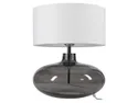 BRW Настільна лампа зі скла Сени біло-сірого кольору 052180 фото thumb №1