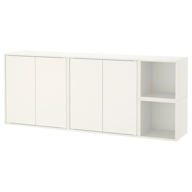 IKEA EKET ЭКЕТ, комбинация настенных шкафов, белый, 175x35x70 см 994.942.72 фото №1