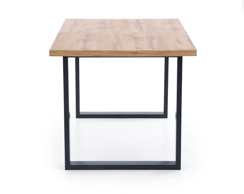 Кухонний стіл HALMAR VENOM 160-210x90 см чорний, дуб вотан фото №11