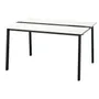 IKEA MITTZON МІТТЗОН, стіл для конференцій, білий / чорний, 140x108x75 см 795.333.78 фото