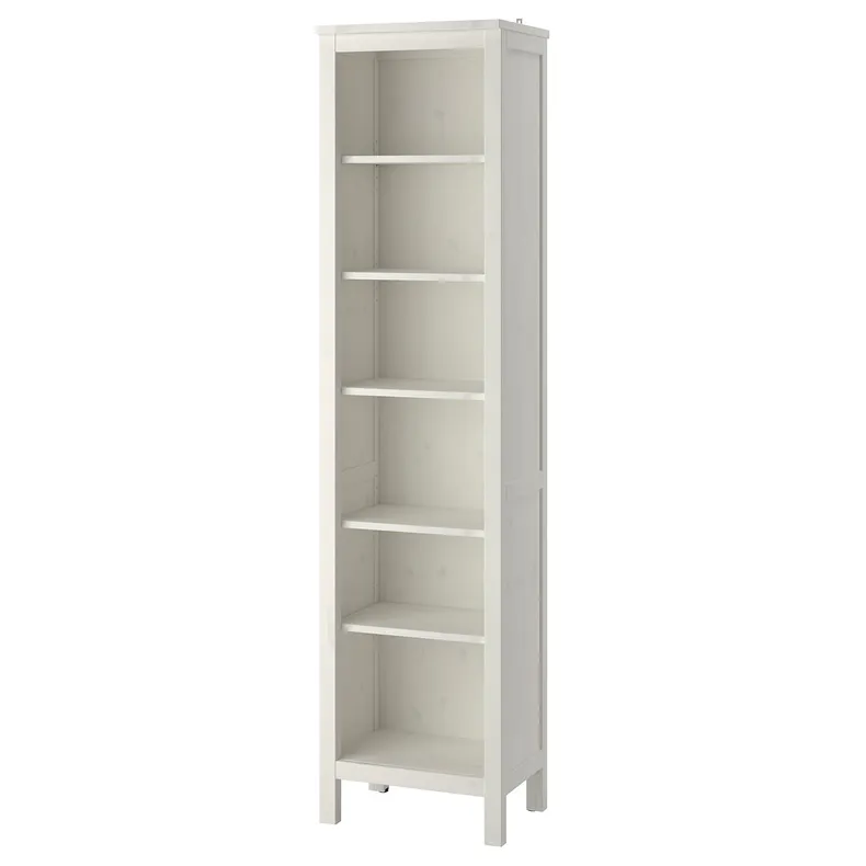 IKEA HEMNES ХЕМНЕС, книжкова шафа, біла пляма, 49x197 см 403.717.63 фото №1