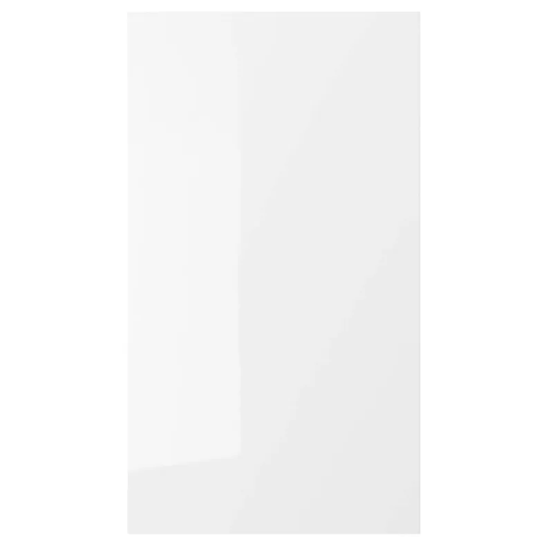 IKEA RINGHULT РИНГУЛЬТ, фронт панель для посудом машины, глянцевый белый, 45x80 см 802.462.96 фото №1