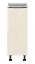 BRW Кухонный цокольный шкаф Sole L6 30 см с корзиной для груза магнолия жемчуг, альпийский белый/жемчуг магнолии FM_DC_30/82_C-BAL/MAPE фото thumb №1