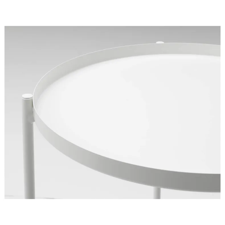 IKEA GLADOM ГЛАДОМ, стіл сервірувальний, білий, 45x53 см 703.378.19 фото №9