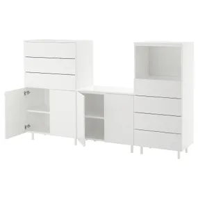 IKEA PLATSA ПЛАТСА, комбинация д / хранения, белый / фонен белый, 220x42x133 см 192.521.25 фото