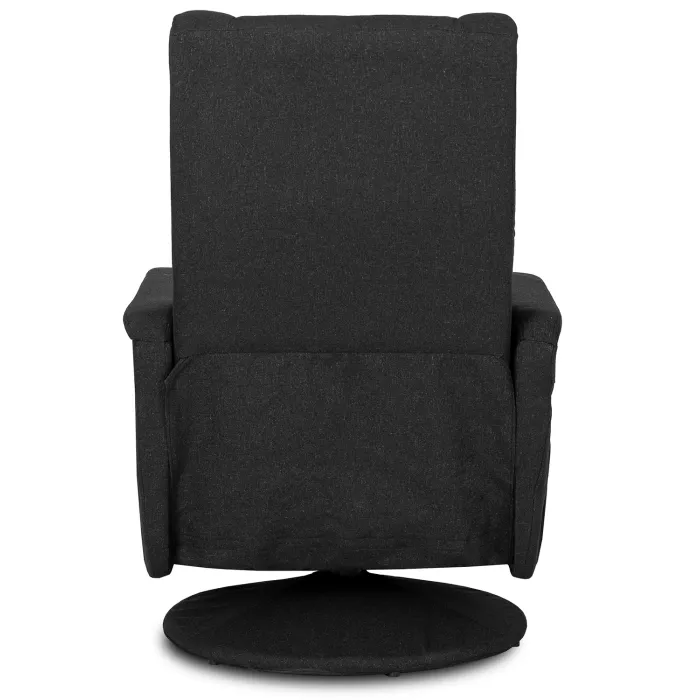 Поворотне масажне крісло MEBEL ELITE SPIKE 2, тканина: чорний фото №13