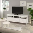 IKEA HEMNES ХЕМНЕС, тумба під телевізор, біла морилка, 148x47x57 см 802.970.21 фото thumb №2