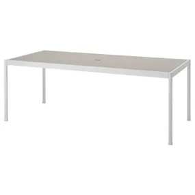 IKEA SEGERÖN СЕГЕРЁН, садовый стол, белый / бежевый, 91x212 см 105.108.07 фото
