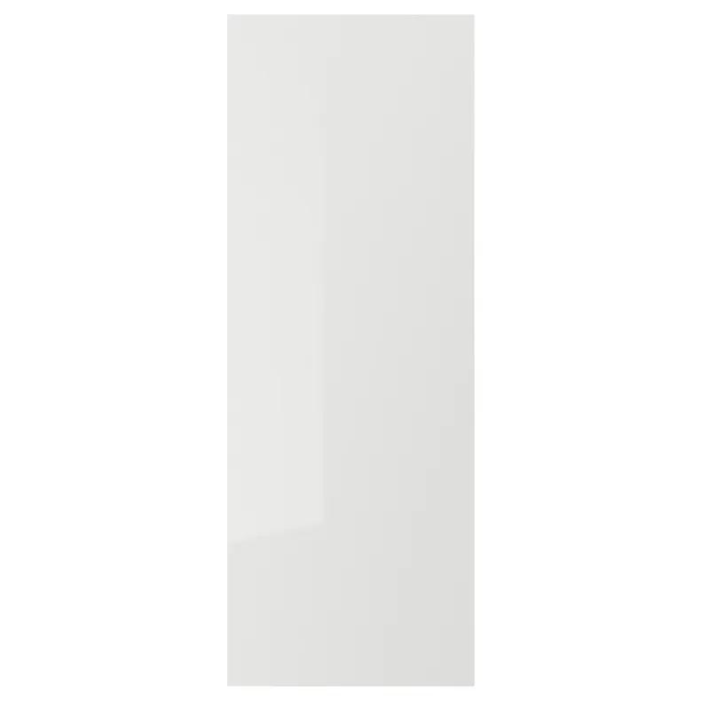 IKEA RINGHULT РИНГУЛЬТ, накладная панель, глянцевый светло-серый, 39x106 см 103.271.25 фото №1