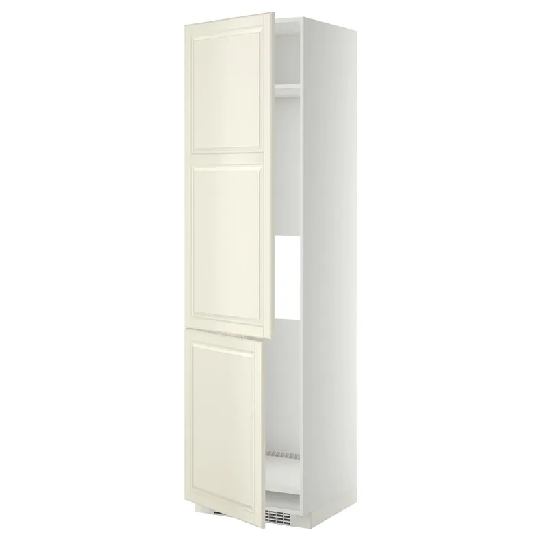 IKEA METOD МЕТОД, высокий шкаф д / холод / мороз / 2дверцы, белый / Будбин белый с оттенком, 60x60x220 см 599.255.46 фото №1