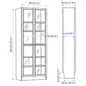 IKEA BILLY БІЛЛІ, OXBERG ОКСБЕРГ, книжкова ящик для зберігання, білий, 80x30x202 см фото thumb №5