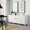 IKEA BESTÅ БЕСТО, комбинация для хранения с ящиками, белый / Суттервикен / Каббарп белый, 180x42x74 см 294.126.80 фото thumb №5