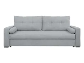 BRW Трехместный диван-кровать Mona с ящиком для хранения велюровый серый, Aston New 16 Grey SO3-MONA-LX_3DL-G2_BA3BA6 фото