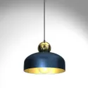BRW Металлический подвесной светильник Harald темно-синего и золотого цвета 080944 фото thumb №2