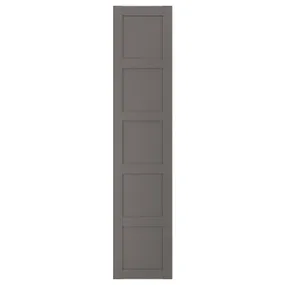 IKEA BERGSBO БЕРГСБУ, дверцята, темно-сірий, 50x229 см 205.109.39 фото