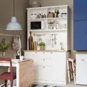 IKEA ÖNNERUP ЕННЕРУП, міні-кухня, вершки, 130x64x219 см фото thumb №2