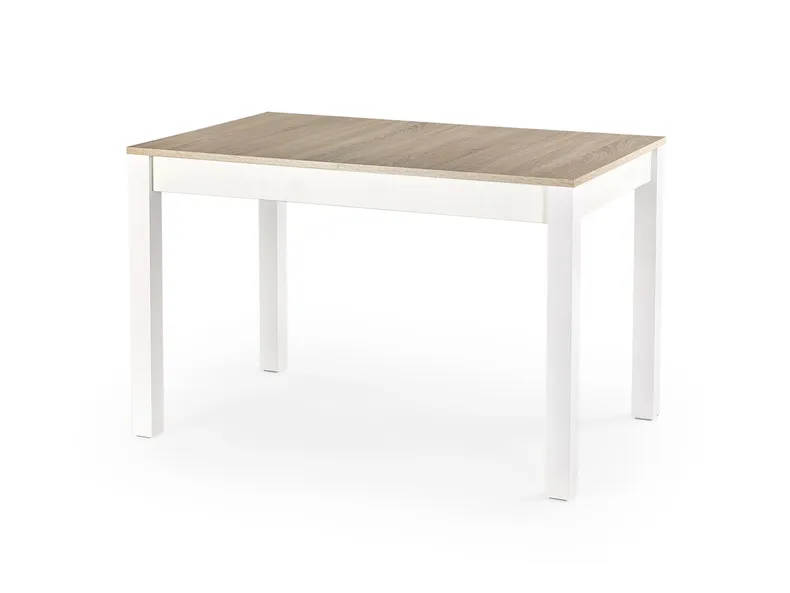 Кухонний стіл HALMAR MAURYCY 118-158x75 см дуб сонома / білий фото №2