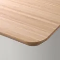 IKEA ANFALLARE АНФАЛЛАРЕ / ADILS АДІЛС, письмовий стіл, бамбук / білий, 140x65 см 094.176.93 фото thumb №2