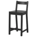 IKEA NORDVIKEN НОРДВИКЕН, стул барный, черный, 62 см 004.246.93 фото thumb №1