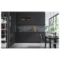 IKEA SIBBARP СИББАРП, настенная панель под заказ, черный имитирующий мрамор / ламинат, 1 м²x1,3 см 603.119.47 фото thumb №3