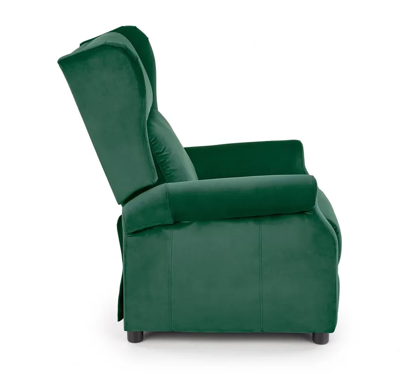 Кресло реклайнер HALMAR AGUSTIN 2 темно-зеленый фото №2