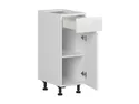 BRW Правосторонний кухонный шкаф Sole 30 см с выдвижными ящиками белый глянец, альпийский белый/глянцевый белый FH_D1S_30/82_P/SMB-BAL/BIP фото thumb №3