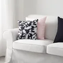 IKEA TURILL ТУРИЛЛ, подушка, белый / черный, 40x40 см 903.858.52 фото thumb №3