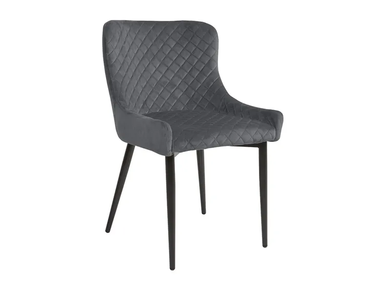 BRW Комплект из 2 стульев Fabio серый, серый/черный SJ180_40_2SZT-SZARY фото №2