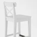 IKEA INGOLF ІНГОЛЬФ, барний стілець зі спинкою, білий, 63 см 101.226.47 фото thumb №5