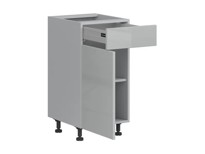 BRW Базовый шкаф Top Line для кухни 40 см левый с ящиком soft-close серый глянец, серый гранола/серый глянец TV_D1S_40/82_L/STB-SZG/SP фото №6