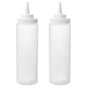 IKEA GRILLTIDER ГРІЛЛТІДЕР, пластикова пляшка, пластик/прозорий, 330 мл 804.446.06 фото thumb №1