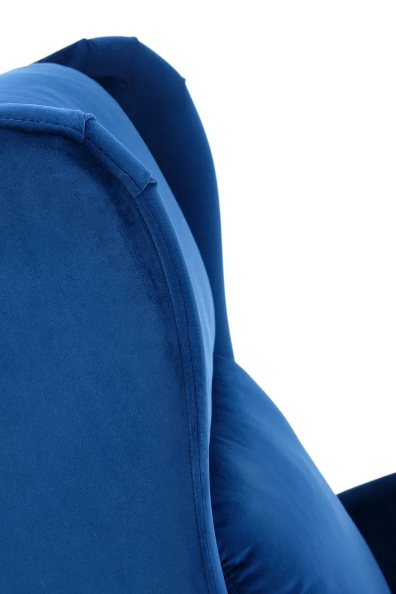 Крісло реклайнер HALMAR AGUSTIN 2 темно-синій фото №8